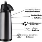 Garrafa Termica Air Pot Inox Slim 1 8 L Invicta 100100020105