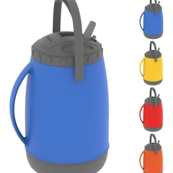 Garrafa Térmica Atacama 2,5l Com Bico Tereré Água Soprano Azul