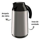 Garrafa Térmica Berlim Unitermi 1 Litro Inox Café Chá Água