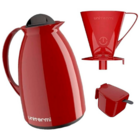 Garrafa Térmica Café Kit Prático Açucareiro + Filtro Suporte