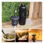 Garrafa Térmica Chimarrita 1 Litro Preta Para Chimarrão Gaúch