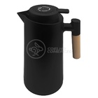 Garrafa Térmica Com Display Digital 1l Com Cabo De Madeira De