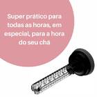 Garrafa Térmica Com Infusor De Chá 1 Litro Rosa Por Do Sol Lu