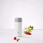 Garrafa Térmica Com Infusor Zwilling Thermo 420ml Cinza/branca