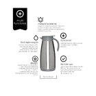 Garrafa Térmica Com Parede Dupla De Inox 1.5 Litro - Mimo Sty