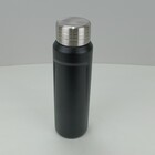 Garrafa Térmica De Inox Preto Com Parede Dupla 500ml Luxo