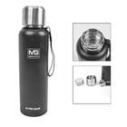 Garrafa Termica De Isolamento A Vacuo Em Aço Inoxidavel Preto