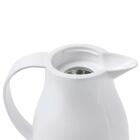 Garrafa Térmica De Plástico Branco 500ml Com Tampa E Alça