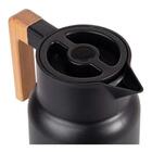 Garrafa Térmica De Plástico Preto 1l Para Café Agua Com Alça