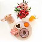 Garrafa Termica De Porcelana 900ml Renda Rosa - Wolff