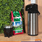 Garrafa Térmica De Pressão 01 Litro Aço Inox Portátil - Wp