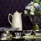 Garrafa Térmica Em Porcelana 900ml 28cm Branco/prata Wolff Ro