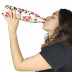 Garrafa Termica Estampada Flores 750 Ml Squeeze Inox Floral A