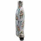 Garrafa Termica Estampada Flores 750ml Aço Inox Squeeze Agua