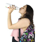 Garrafa Termica Estampada Flores Flamingo Inox 500ml Dia A Di