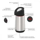 Garrafa Termica Exata Em Aco Inox Com Ampola De Vidro 1,2 L T