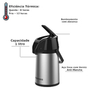 Garrafa Termica Exclusiva 1l Inox/preto Soprano 09510.2620.61