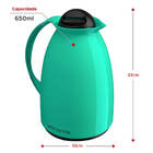 Garrafa Térmica Florença Unitermi 650ml Chá Café Leite Verde