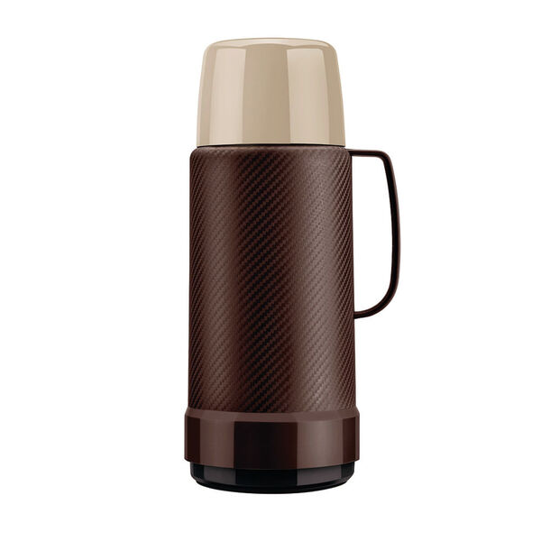 Garrafa Térmica Gtl Mosaic 1 Litro Invicta Marrom