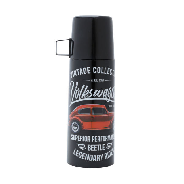 Garrafa Termica Individual Em Inox Com Tampa 350 Ml Fusca