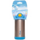 Garrafa Termica Infantil Aço Inox Clingo - Inox/azul