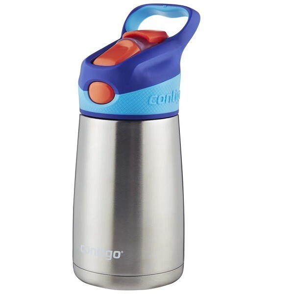 Garrafa Térmica Infantil Autospout Inox Azul 295ml Contigo
