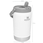 Garrafa Térmica Inox 1,2l Com Alça Bico E Canudo Jug Térmico