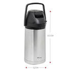 Garrafa Térmica Inox 1,6l Parede Dupla Termo Blindagem Vácuo