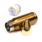Garrafa Termica Inox 500ml Portatil Projetil Muniçao Bala Cap