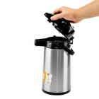 Garrafa Térmica Inox Bomba De Pressão 1l Com Alça