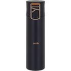 Garrafa Térmica Inox Com Parede Dupla Preto 500ml Esportiva