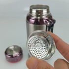 Garrafa Térmica Inox Prata 600ml Para Café Design Elegante