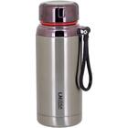 Garrafa Térmica Inox Prata 600ml Para Café Design Elegante