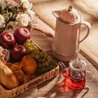 Garrafa Térmica Luxuosa Genova Detalhes Dourados 1 Litro - Wp