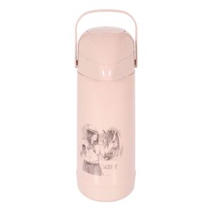 Garrafa Térmica Magic Pump Gaúcha E Cavalo 1 Litro Rosa Nude - Wp