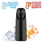 Garrafa Térmica Magic Pump Preta 1 8 Litros Com Bomba De Pres