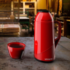 Garrafa Térmica Mesa Roma Unitermi 500ml Café Chá Preta