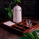 Garrafa Térmica Para Café / Chá - Bird Branca E Dourado (1l)