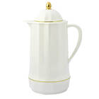 Garrafa Térmica Para Café Chá Estilo Vintage Genova Branca