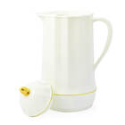 Garrafa Térmica Para Café Chá Estilo Vintage Genova Branca