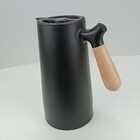 Garrafa Térmica Para Sucos E Água 1l Preto Design Elegante