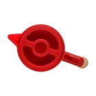 Garrafa Térmica Plástica C/Cabo de Madeira Nórdica Vermelha 1