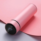 Garrafa Térmica Portátil 500ml Termômetro Aço Inox Tampa Touc