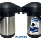 Garrafa Termica Pressão Inox Soprano Excelence 1 9 Lt