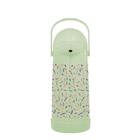 Garrafa Térmica Pressão Nobile Decorada Hortelã 1l Mor