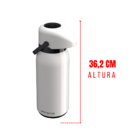 Garrafa Térmica Pressão Verona 1,8 L Branca - Unitermi
