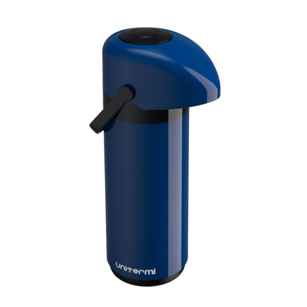 Garrafa Térmica Pressão Verona 1 L Azul - Unitermi