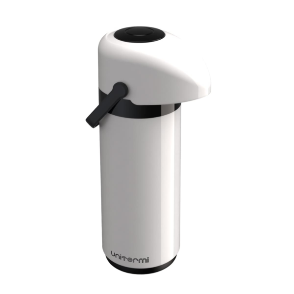 Garrafa Térmica Pressão Verona 1 L Branca - Unitermi