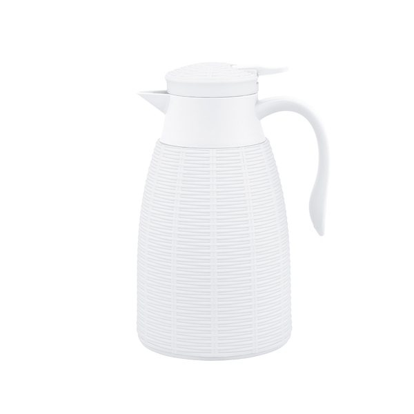 Garrafa Térmica Rattan Branca 1l Class Home