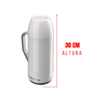 Garrafa Termica Roma 1 L Branca - Unitermi